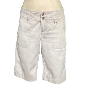 Lolë Bermuda Shorts SPF50+ Stretch Sz 10 Light Beige 120J
